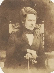 [Uomo], 1843-47. Creatori: David Octavius Hill, Robert Adamson, Hill & Adamson