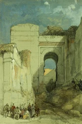 Un Vecchio Portale Moresco, Granada, 1883