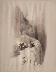Ascesa alla vetta del Sinai, 1839