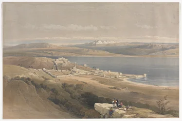 Città di Tiberiade sul Mare di Galilea, verso Ebron