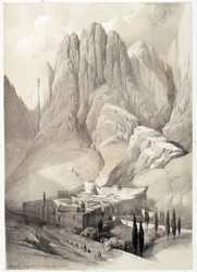 Convento di Santa Caterina, disegno realizzato il 19/02/1839 in "La Terra Santa", Londra 1849