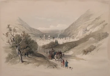 Ingresso a Nablus, 1839