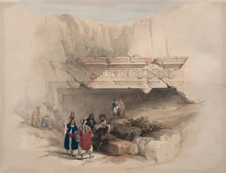 Ingresso alle Tombe dei Re, Gerusalemme, 1839