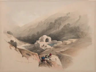 Fontana di Giobbe, Valle di Hinnom, 1839