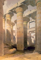 Sala delle Colonne, Karnak, Egitto, XIX secolo