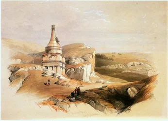 In Terra Santa: Gerusalemme, Valle del Kidron, Tomba di Absalom ... (foto)