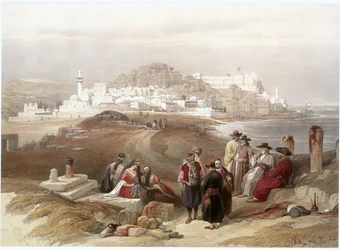 Giaffa vista da nord (incisione)