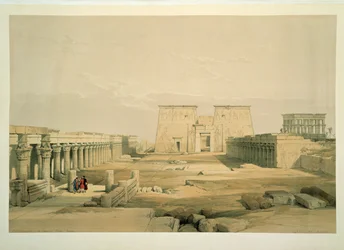 Ingresso principale del tempio sull