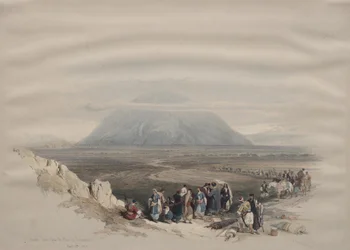 Monte Tabor dalla pianura di Esdraelon
