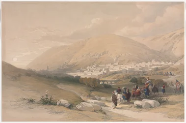 Nablus Antica Sichem, 1839