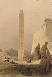 Obelisco a Luxor, da "Egitto e Nubia", Vol.1