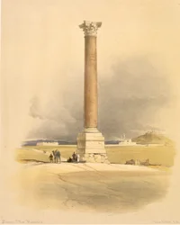 Colonna di Pompeo, Alessandria, da "Egitto e Nubia", Vol.1