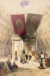 Santuario del Santo Sepolcro, 10 aprile 1839, tavola 14 dal Volume I di 