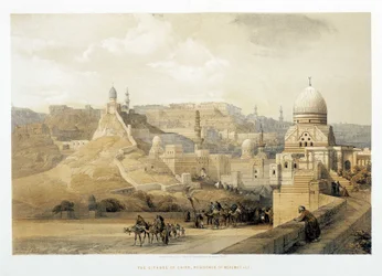 La Cittadella del Cairo, Palazzo di Mehemet Ali in "La Terra Santa", Londra 1849