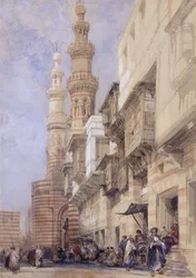 La porta di Metwaley, Il Cairo, 1838
