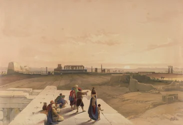 Le rovine di Karnak da ovest, da Egitto e Nubia, Vol.1