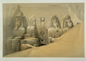 Il grande tempio di Abu Simbel