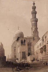Tomba del Sultano Qayt-bay nel Cimitero Orientale, o Tombe dei Califfi, Il Cairo