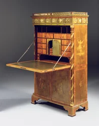 Secretaire neoclassico a ribalta, c.1775