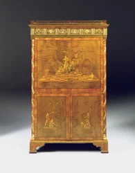 Secretaire neoclassico a ribalta, c.1775