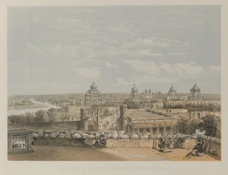Vista della posizione catturata dai ribelli, Lucknow
