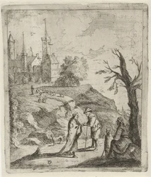 Paesaggio con indovina