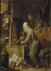 Un alchimista, 1631-1640