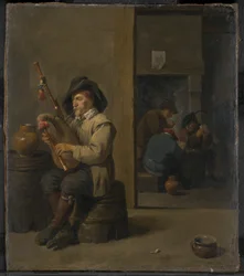 Suonatore di Cornamusa in una Locanda