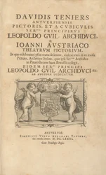 Frontespizio Theatrum Pictorium