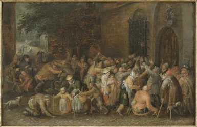 Distribuzione delle elemosine, c.1610