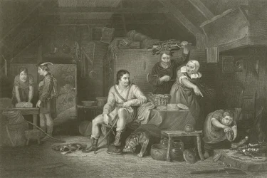 Alfred nella casetta del pastore