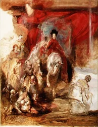 Regina Vittoria a cavallo