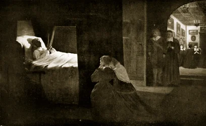 La morte di Cromwell, 1658, illustrazione da 