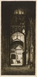 Interno della Cattedrale di Gloucester