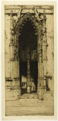 Il portico nord, Harfleur