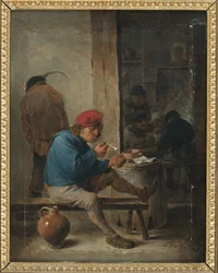 Scena di taverna con fumatori