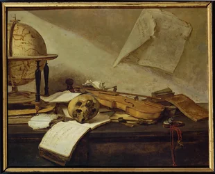 Vanite du Savoir - Vanità del sapere (dipinto su tavola)