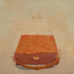 Boîte-hors-de-valise 14, 2023 (olio su lino)