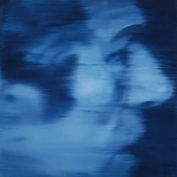 Marcel Broodthaers 7, 2017 (olio su lino)