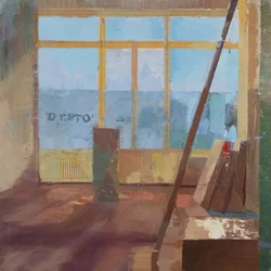 Musée des Aigles Modernes 12, 2017 (olio su lino)