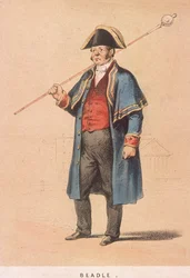 Un Beadle, 1855