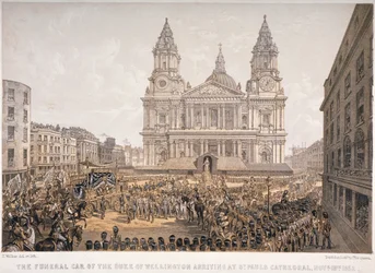 Funerale del Duca di Wellington, Cattedrale di St Paul, Città di Londra, 18 novembre 1852