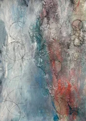 Strati astratti blu e rossi