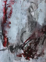 Astratto rosso dinamico