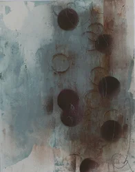 Cerchi astratti dai toni terrosi