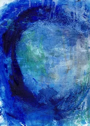 Profondità blu fluide
