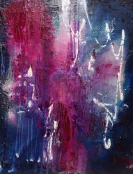 Astrazione blu fucsia