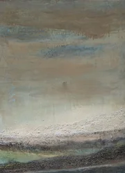 Orizzonte del deserto in tonalità tenui