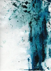 Misterioso astratto blu