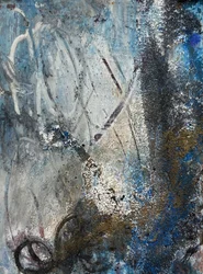 Astratto blu e oro con texture